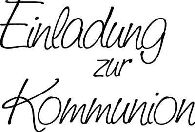 Produktbild von HEYDA 211800100 Stempel Kommunion/Konfirmation Einladung Kommunion
