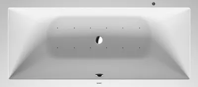 Produktbild von Duravit Whirlwanne DURASQUARE 1800 x 800 mm, Einbauversion, 1 Rückenschräge, weiß Air-System