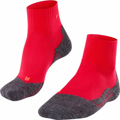 Immagine prodotto di Calze sportive da donna FALKE - TK2 Short Cool, calze da trekking ed escursionismo, tinta unita rossa 39-40
