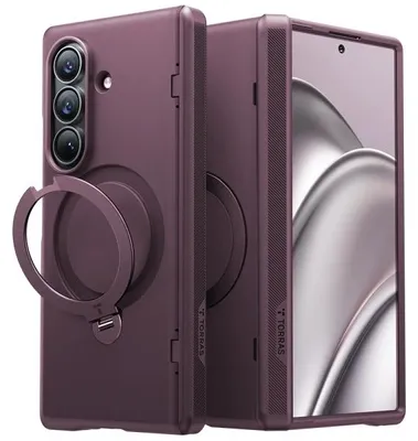 Obrázok produktu pre Puzdro MagSafe pre Samsung Galaxy Z Fold8 Ultra F976, značka Torras, model Ostand Q3 Spin, farba: fialová