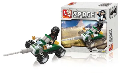 Image de Sluban M38-B0317 Space Quad 48-Piece