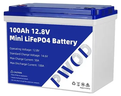 Produktbild von Energiespeicherbatterie, 100Ah Kapazität, langlebiges LiFePO4, 100Ah