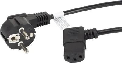 Obrázok produktu pre Napájací kábel Lanberg CEE 7/7 -> IEC 320 C13 uhlový 3 m VDE čierny