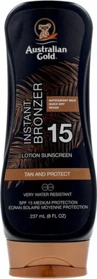 Produktbild von Australian Gold Sunscreen Spf15 Lotion mit Bronzer 237 ml