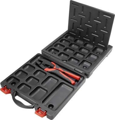 Produktbild von TOOLCRAFT PZ-500 Crimpzange ohne Crimpeinsatz, mit Systemkoffer
