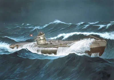 Produktbild von Revell REV5675 Movie Set "Das Boot" U-Boot Typ VII C (1:144)