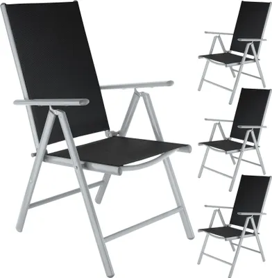 Produktbild von tectake® Aluminium-Gartenstuhl Marilena klappbar 56 x 67 x 105 cm