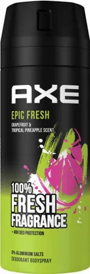 Obrázek produktu pro AXE Epic Fresh, Pánské, Deodorant, Sprejový deodorant, Sprej, 48 h, Alcohol Denat., Butane, Isobutane, Propane, Parfum, Zinc Neodecanoate, Isopropyl Myristate, Benzyl...