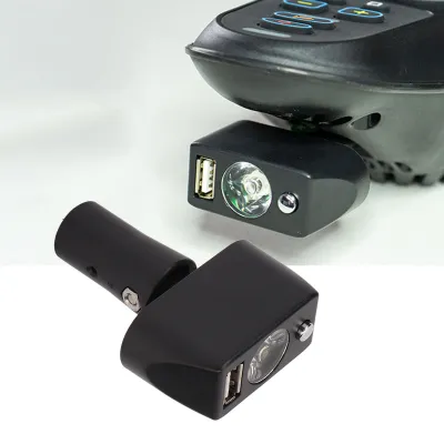 Zdjęcie produktu dla Oświetlenie wózka inwalidzkiego, 3-pinowe reflektory kątowe XLR do wózków inwalidzkich Zasilanie LED ze złączem USB dla Jiu Yuan dla BEIZ dla HAOGE dla INTCO