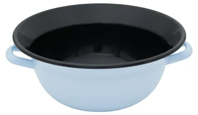 Produktbild von Riess Emaille Weitling Ø 28 cm, 4 l, Schüssel mit Henkel Backemaille Blau