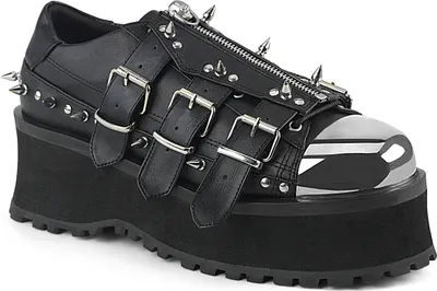 Produktbild von GRAVEDIGGER-03 Uni Halbschuh von DemoniaCult, Schwarz EU 40, US 8