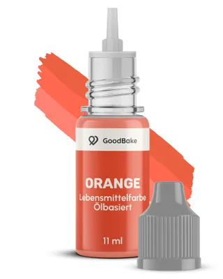 GoodBake Lebensmittelfarbe auf Ölbasis Orange 11 ml
