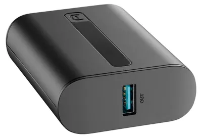 Produktbild von Cellularline Power Bank THUNDER 10000 Tragbares, extra kompaktes Ladegerät, 10000 mAh, Schwarz
