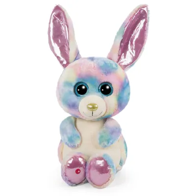 Produktbild von Nici Glubschis Pluchen kuscheln Kaninchen Rainbow Candy, 45 cm