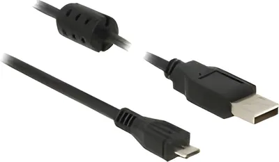 Image de DELOCK USB Kabel A -> Micro-B St/St 0.50m schwarz