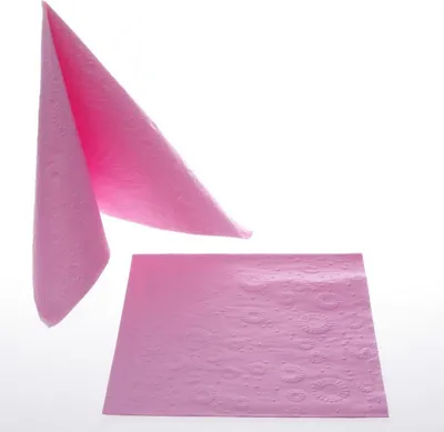Produktbild von Osma-Werm Serviette Zelltuch Rose 33 Cm