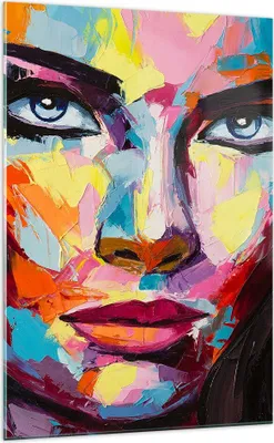 Produktbild von Bilder auf glas - Einteilig - Mädchen Gesicht - 70x100cm - Glasbilder - Wandbilder - Bilder - zum Aufhängen bereit - Wanddekoration aus Glas - Glas Bilder - Wandbild auf Glas - GPA70x100-3471
