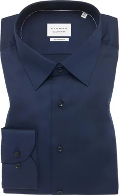 Produktbild von Eterna - Modern Fit - Bügelfreies Herren Langarm Hemd, (1049 X171), Größe:43, Farbe:Blau (19)