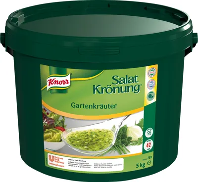 Produktbild von Knorr Salatkrönung Gartenkräuter frisch zubereiten mit Kräutern 5000g