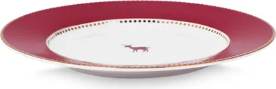 Produktbild von PIP STUDIO Love Birds Teller dunkelrot 21cm