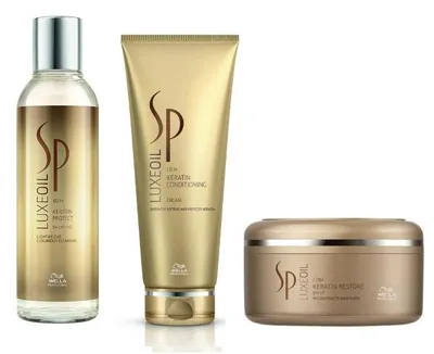 Immagine prodotto di Wella SP Luxe Oil Shampoo 200ml + Balsamo 200ml + Maschera 150ml