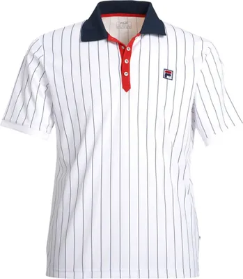 Image de Polo Fila Stripe1 Men, couleur : blanc, bleu, taille : S