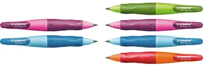Productafbeelding van Stabilo® B-46876-5 Ergonomische potloodstift voor het leren schrijven, model EASYergo 3.15, oranje/rood, HB