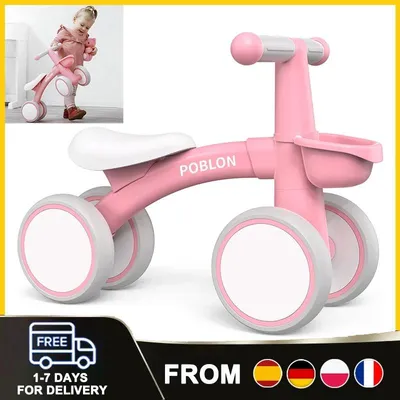 Immagine prodotto di Elzusha - Bicicletta senza pedali per bambini, con sella regolabile