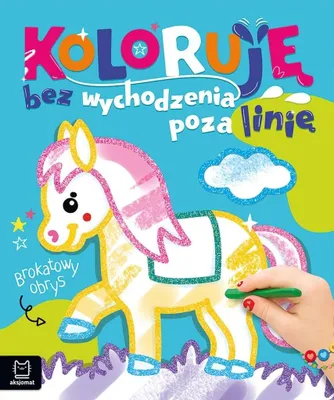 Obrázek produktu pro Konik. Brokatowa kolorowanka dla dzieci