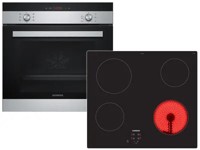 Produktbild von Siemens EQ112EA0EY, Keramik, 4 Zone(n), Glaskeramik, Schwarz, Berührung, 59,2 cm