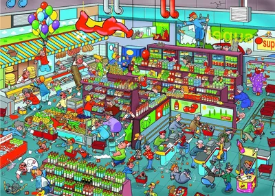 Image de That's Life - Puzzle "Supermarkt"