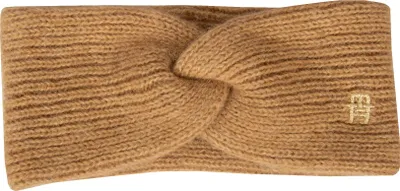 Immagine prodotto di Fascia donna TOMMY HILFIGER capello para orecchie misto lana alpaca logo ricamato articolo AW0AW15308, UNICA - ONE SIZE, Lana 6%,Poliammide 34%,Acrilica 28%,Alpaca 32%