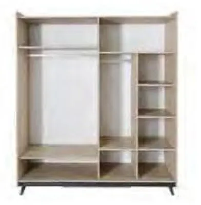 Produktbild von Kleiderschrank Schrank Jugendzimmer Schränke Hochschrank Jugend Kleiderschränke