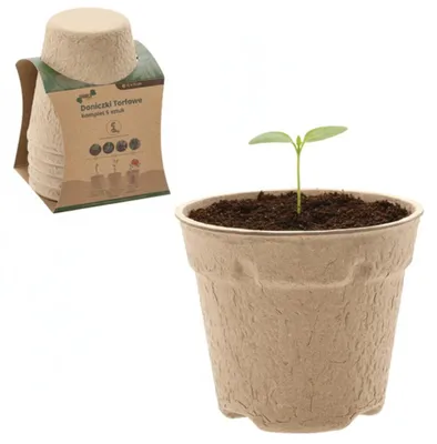 Immagine prodotto di Vasi di torba grandi P10 Piantine Piantine 10Cm 5Pz 0,5L