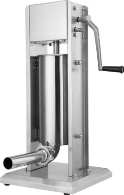 Produktbild von Zelsius Profi Wurstfüllmaschine, 5 Liter, Silber, Edelstahl Wurstfüller mit Handkurbel