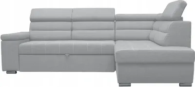 Produktbild von Modernes Ecksofa WILLIAM rechts mit Schlaffunktion (Look 8)