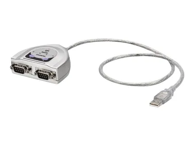 Produktbild von LINDY Konverter USB RS232 2 Port