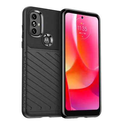 Zdjęcie produktu dla Thunder Case elastyczne pancerne etui pokrowiec Motorola Moto G Power 2022 czarny