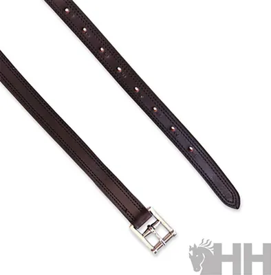 Zdjęcie produktu dla Strzemiona Lexhis Leather Luxe z angielskiej skóry, czarne, 145 cm, czarne, 145 cm