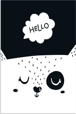 Produktbild von MuchoWow® Poster Katze - Zitat - Kinder - Jungen - Mädchen - Baby 60x90 cm - Wanddekoration