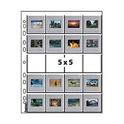 Produktbild von Hama Slide sleeves, 20 Blätter, 50 x 50 mm, 25 Blätter, 250 mm, 310 mm, 347 mm