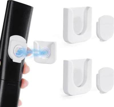 Produktbild von Fernbedienung Halter Wandmontage - 2 Stück magnetische Wandhalter für Homeoffice Schule