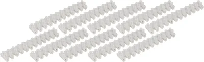 Produktbild von 10er-Pack Lüsterklemmen McPower, 12 Klemmen, 6,0mm², 10A, transparent