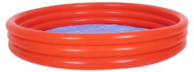 Produktbild von SunClub Planschbecken aufblasbarer 3-Ring Kids Pool 122x25 cm, rot