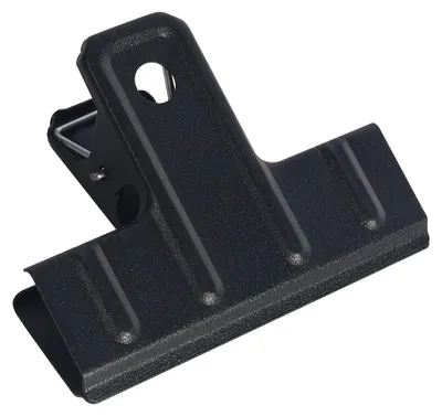 Produktbild von 12 Stück Metall Bulldog Clips, 78 mm, Für Zuhause und Büro