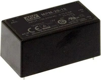 Produktbild von MEAN WELL MPM-20-5 Netzteil & Spannungsumwandler (MPM-20-5)