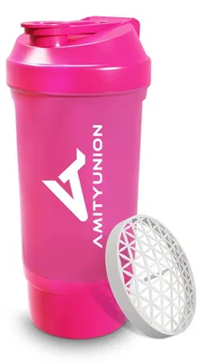 Image de Shaker protéiné Eiweiß, modèle Proteinshaker 700ml – Shaker de fitness FYRA Lady - Sans BPA