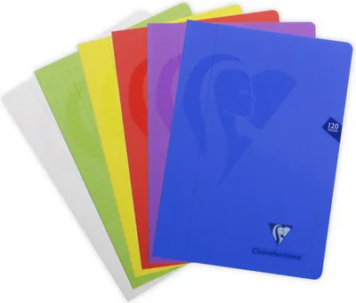 Produktbild von Clairefontaine 10x Mimesys Heft aus PP A4 60 Bl kariert Sortiert 303510C