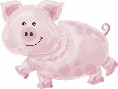 Produktbild von Anagram SuperShape Schwein Folienballon P35 lose