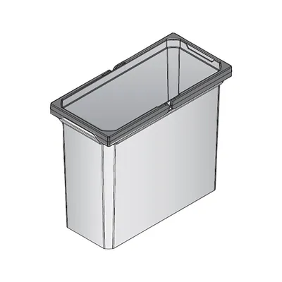 Image de Envi Free Poubelle 20835 Gris 16 litres 183 x 382 x 326 mm